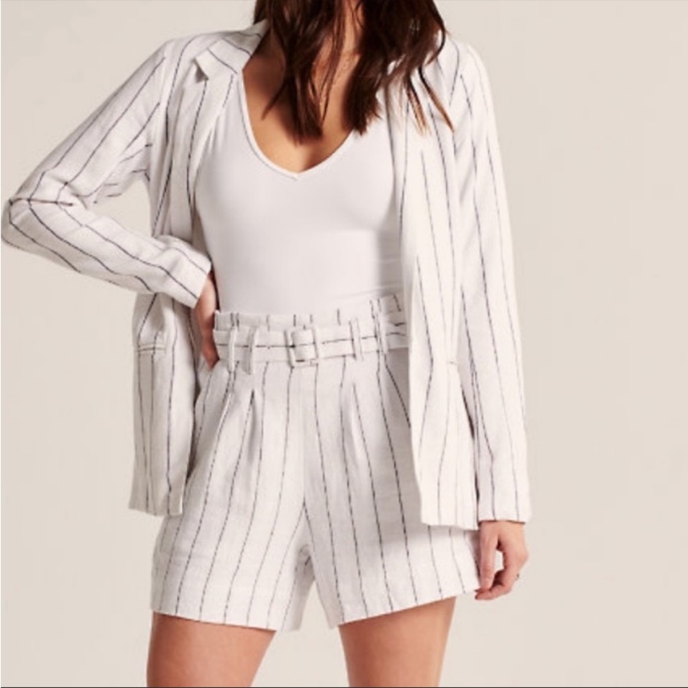 Abercrombie Linen Blend Blazer